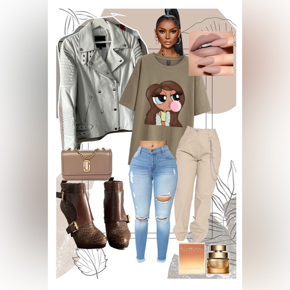 Michael Kors brown leather booties - Picture 2 of 6